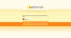 Desktop Screenshot of adamek.net.pl
