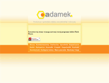 Tablet Screenshot of adamek.net.pl
